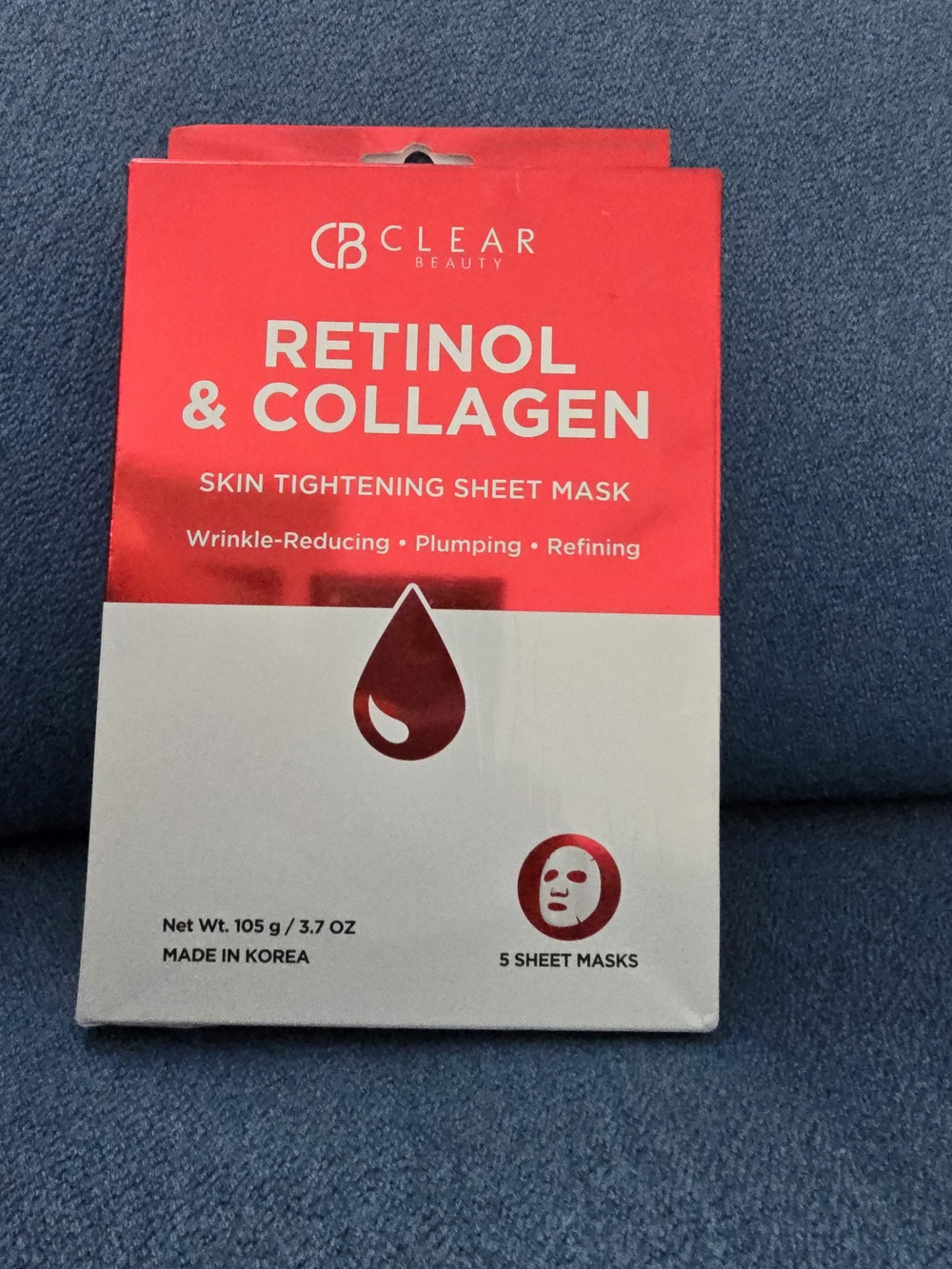 🦩 Retinol & Collagen Skin Tightening Sheet Mask